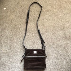 Dooney and Burke suede crossbody